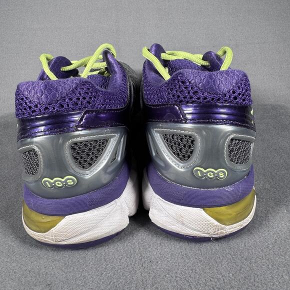 Asics Gel-Kayano 21 Shoes Womens Size 9.5 Purple Gray Running Stability Sneakers - Picture 7 of 11